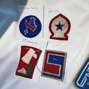 Vintage WWII Military Shoulder Patch | Choose Your U.S. Army Division or Theater